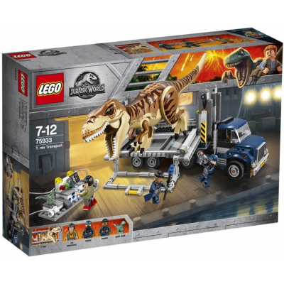 LEGO JURASSIC WORLD Le transport du tyrannosaure 2018